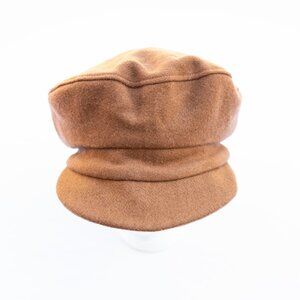Upcycled Vintage Wool Brown Cadet Military Hat